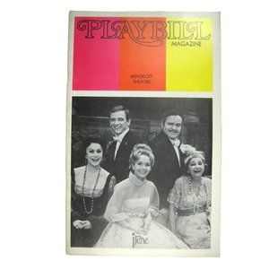 Irene Playbill Premiere Performance March 1973 Debbie Reynolds George Irving